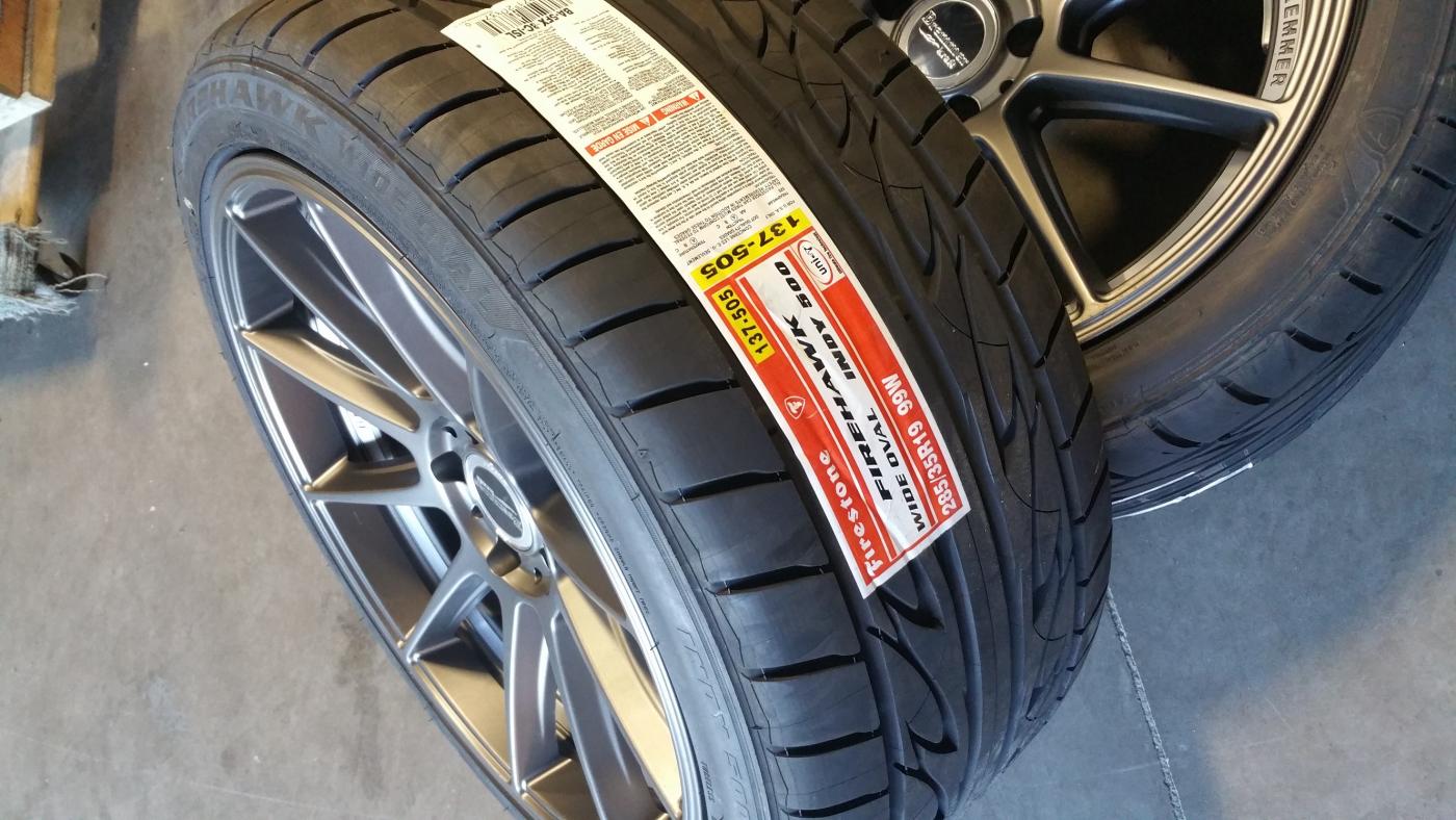 Bremmer 19" Wheels & Firestone Tires