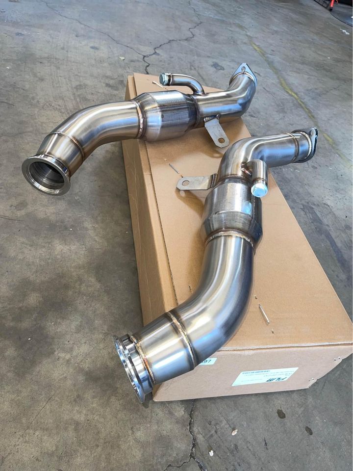 PLM Infiniti Q50 Q60 2016-2021 Full Downpipes Kit - Catted