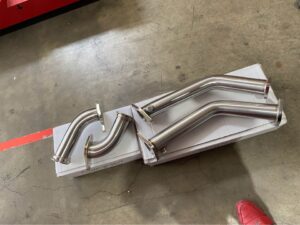 PLM Upper & Lower Downpipe Set for Infiniti Q50 15-21 3.0TT Redsport AWD Q60