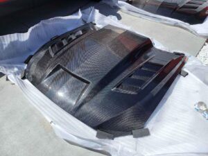 Carbon Fiber Hood Terminator Style for Ford MUSTANG 2018-2022