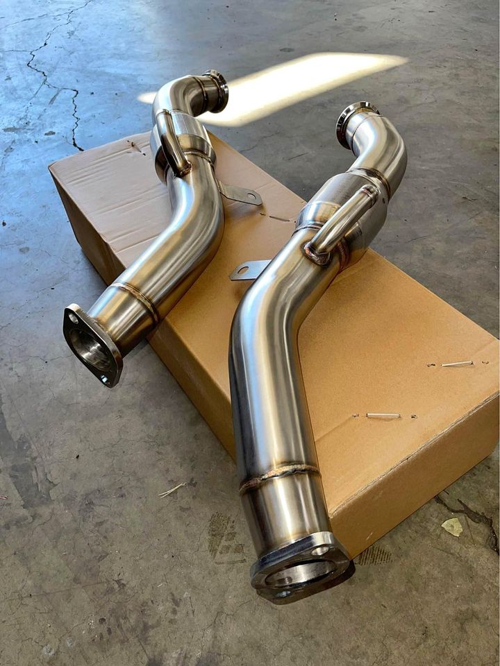 PLM Infiniti Q50 Q60 2016-2021 Full Downpipes Kit - Catted