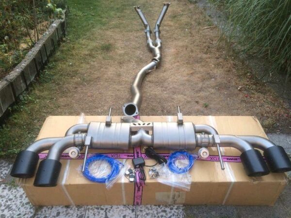 NISSAN GTR R-35 GT-R flap exhaust sport exhaust carbon NISSAN GTR R-35 GT-R flap exhaust sport exhaust carbon