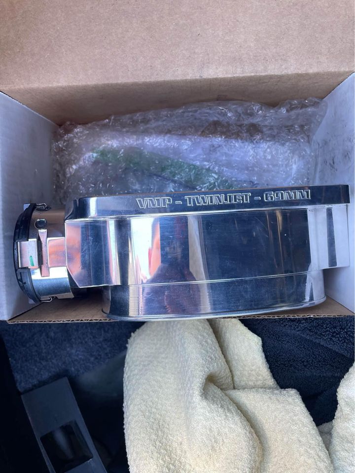 VMP Twinjet 69 mm throttle body for '18-'23 Mustangs