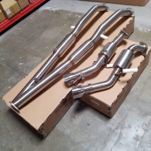 Infiniti Q50 2016+ (3.0 Twin Turbo) Exhaust System (Burnt Blue Tips)