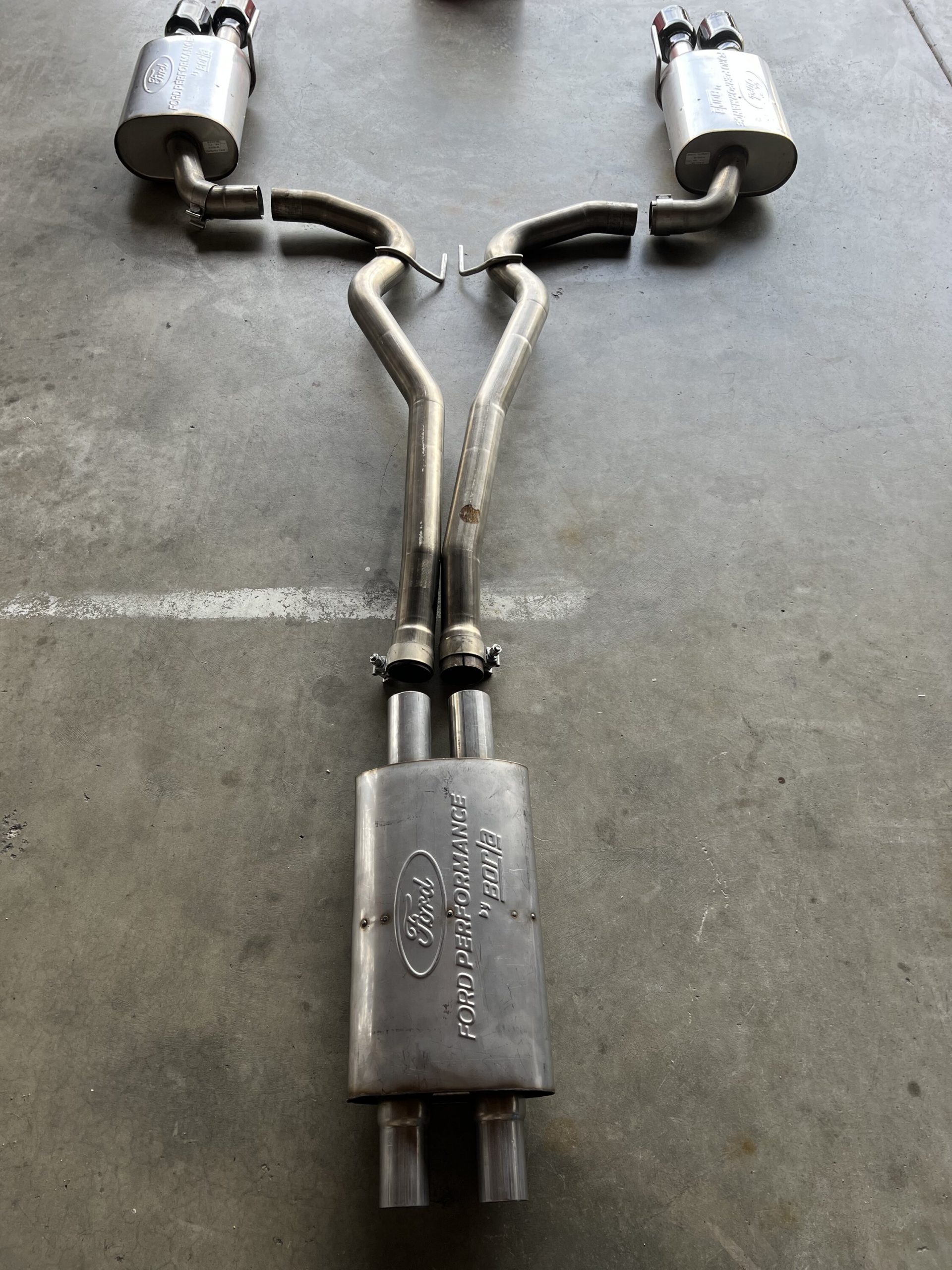 Ford performance Borla touring exhaust