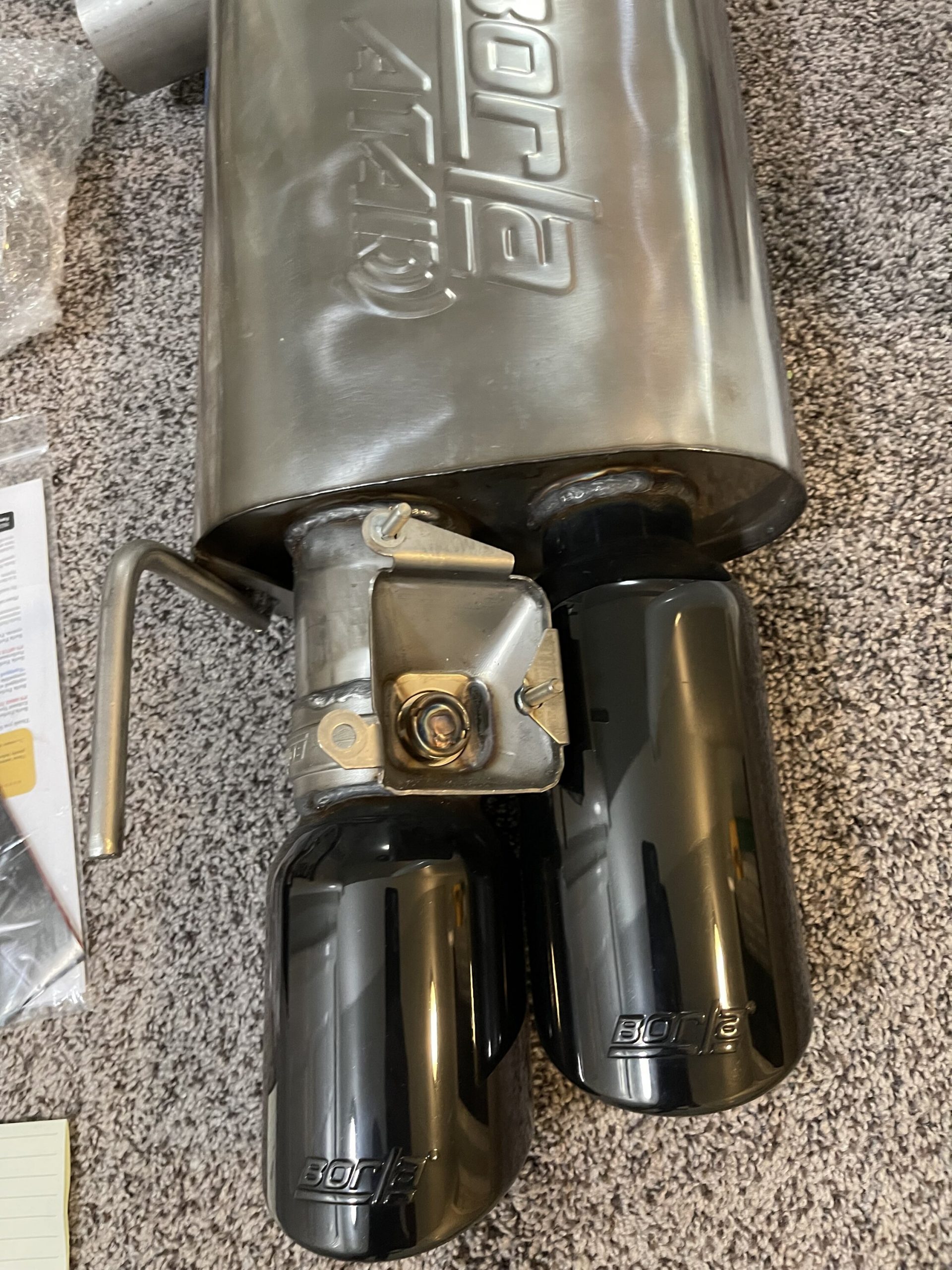 Borla ATAK Cat-Back (Active) w/Black Chrome Tips Brand New