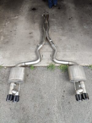 Corsa Xtreme Cat-Back Exhaust with Black Quad Tips