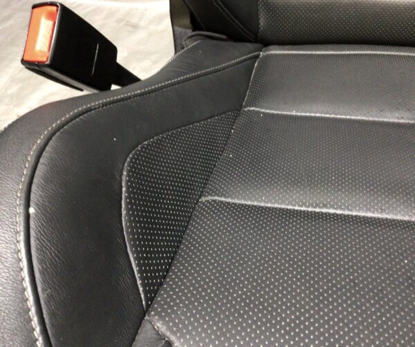 photo_2023-02-08_19-16-15 2018-2020 Ford Mustang GT S550 Black Leather Recaro Front Seats / FM005