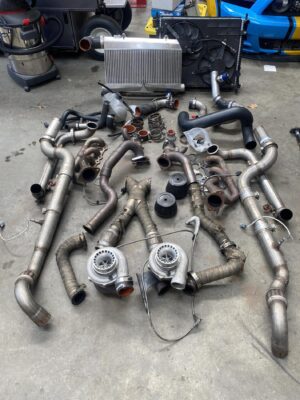Hellion Twin Turbo Tuner Kit S550 15-19 GT Top Mount