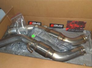 2016-2021 Infiniti Q50/Q60 3.0TT Red Alpha Downpipe by AMS Performance