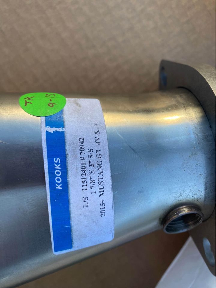 KOOKS 2015-2023 Mustang GT 1-7/8” Headers with 3” SS Catted Connection Pipes