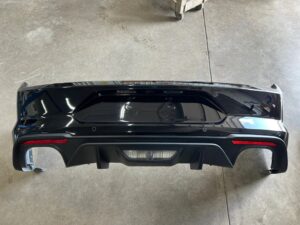2018-2023 FORD MUSTANG GT REAR BUMPER COMPLETE PARKING ASSIST BLACK