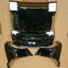2018-2023 Ford Mustang GT Front Bumper Cover Hood Fender Set BLACK G1