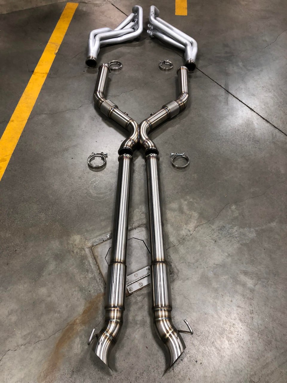 Mustang S550 Ultimate Headers with custom 3" exhaust (2018+)