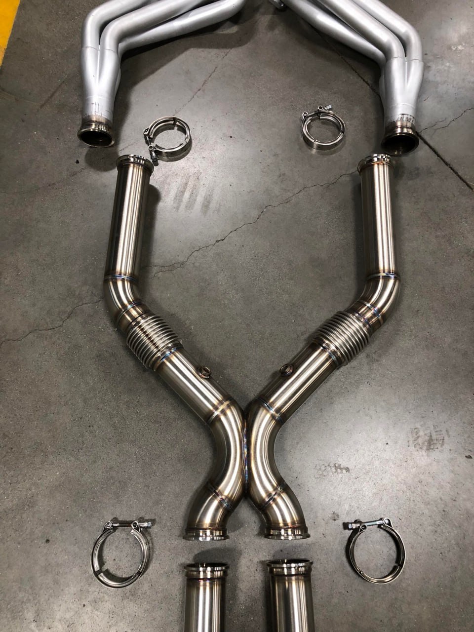 Mustang S550 Ultimate Headers with custom 3" exhaust (2018+)