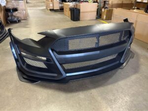 15-17 Ford Mustang GT500 Style Front Bumper Cover Replacement - PP