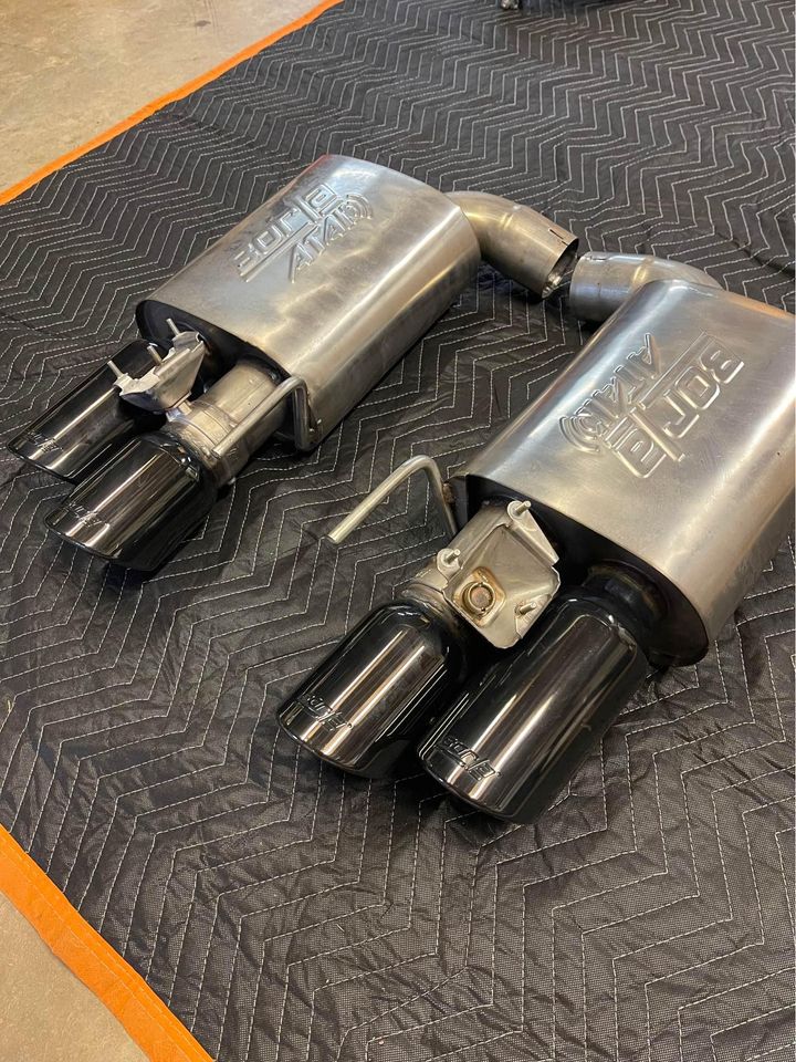 Borla ATAK Cat-Back Active Exhaust- Black Chrome
