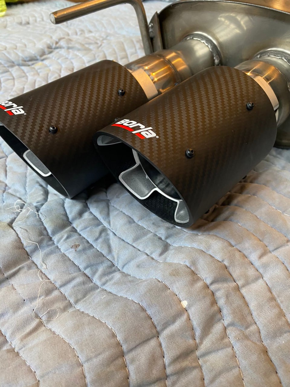 Borla 3" Stinger S-Type Cat-Back w/4" Black Chrome Tips