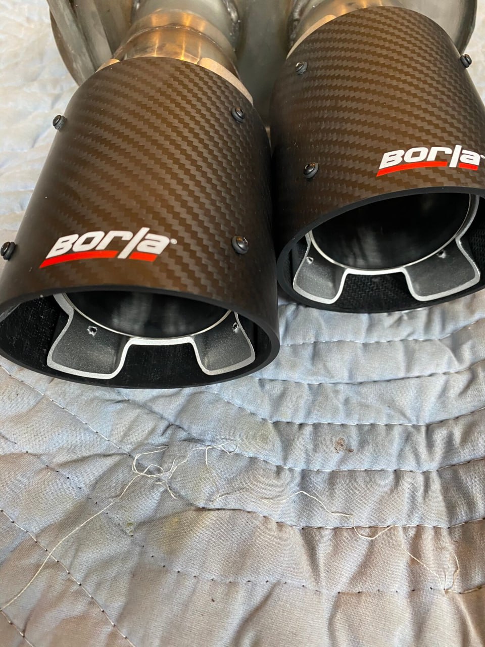 Borla 3" Stinger S-Type Cat-Back w/4" Black Chrome Tips