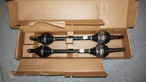 DSS REAR AXLE SHAFTS 2000HP SET FIXED CV NO BOLTS NEEDED (2015-2022 MUSTANG) RA8555X6-RA8556X6