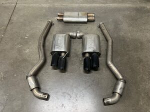 2018-2022 Ford Mustang GT 5.0L Borla S-Type Cat Back Exhaust Black Tips
