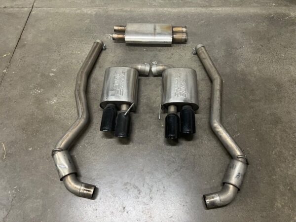 2018-2022 Ford Mustang GT 5.0L Borla S-Type Cat Back Exhaust Black Tips